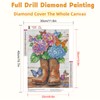 RICUVED Flowers Diamond Art Kits for Adults, 5D Diamond Painting