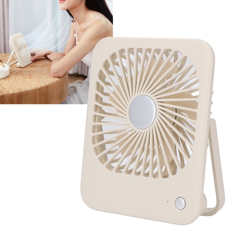 Desk Fan 3 Speed Adjustable Low Noise Powerful Portable Small