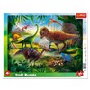 Trefl, 25 Piece Dinosaur Frame Jigsaw Puzzle with Underlay for