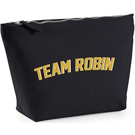Hippowarehouse Team robin printed make up cosmetic wash bag 18x19x9cm
