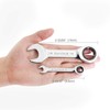 DURATECH Stubby Ratcheting Combination Wrench Set, Metric, 8-piece, 10, 11,