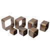 7PCS Leather Die Cutter Rounded Tetragonum 20‑50mm Leather Cutting Dies