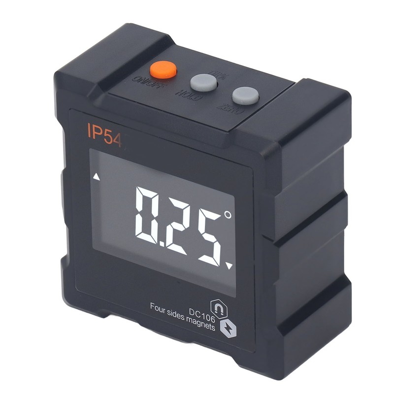 IP54 Angle Finder 4x90° LCD Digital Display 4 Side Strong