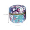 GRIRIW 2pcs Tea Storage Can Airtight Round Tea Container and