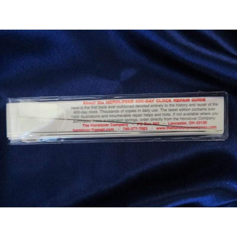 Horolovar Schatz 54 1000 Day / Anniversary Clock .0024 Suspension