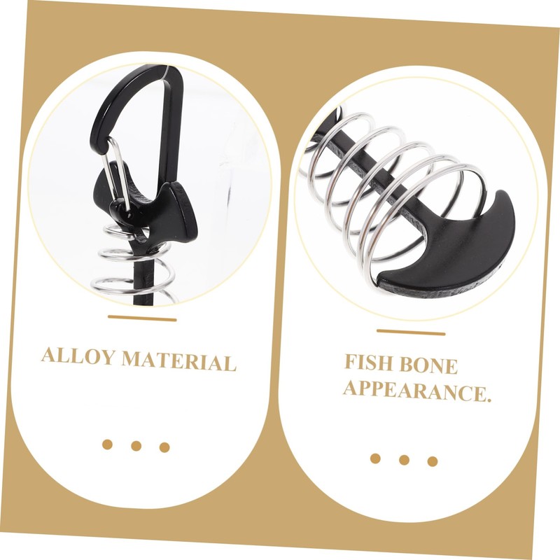 Outanaya 6 Sets Camping Ground Nails Fish Bone Shape Tent