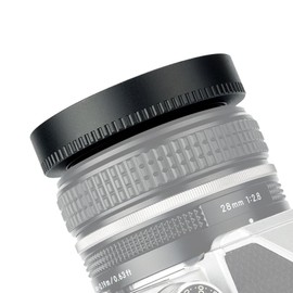 JJC Metal Screw-in Lens Hood for Nikon Nikkor Z 28mm f/2.8, Z 28mm f/2.8 (SE) & Z 40mm f/2 Lens Black