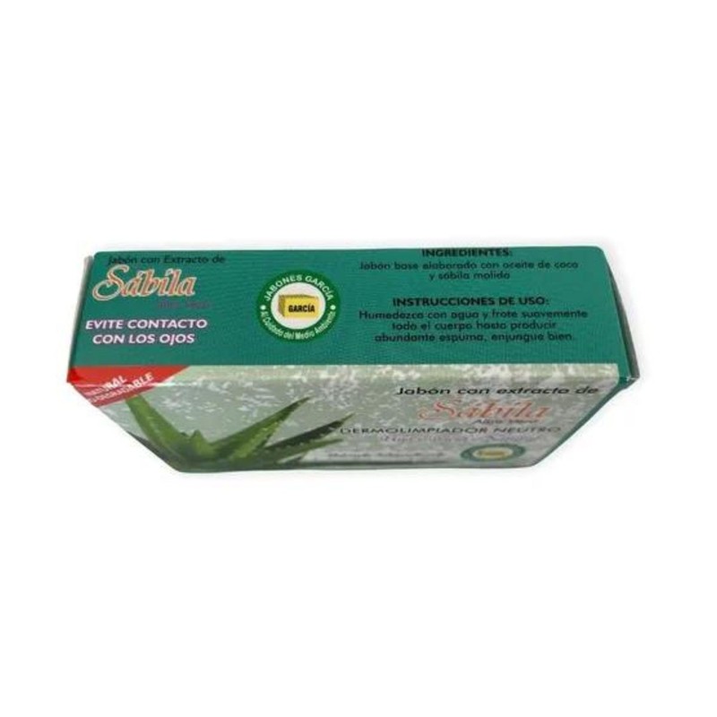 Jabón García Sábila 3 Piezas De 125g Ecológico Biodegradable