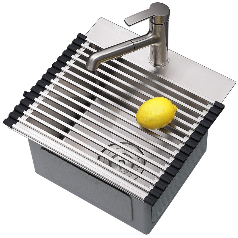 VALISY 15 x 15 Inch SUS304 Stainless Steel Square Topmount