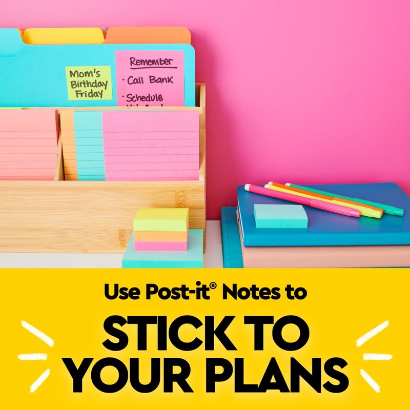 Post-it Notes, 3 in x 3 in., 3 Sticky Notes