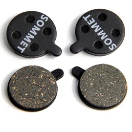 SOMMET 2 Pairs Bicycle Disc Brake Pads for Zoom DB-280/350/450/550/650/Alongha SNG/Apse/Artek Apollo/Shockwave/X-Rated ZSP04-2