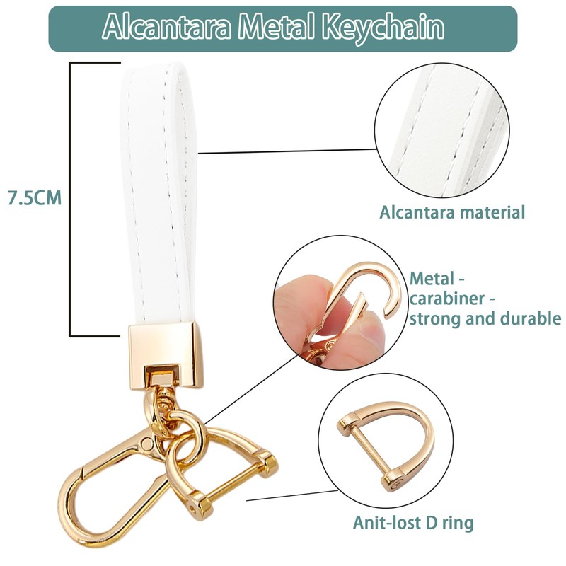 Compatible with Genesis Key Fob Cover, Gold Keychains, for G80