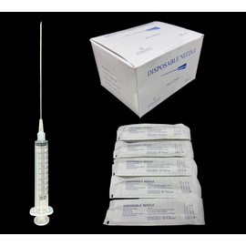 Myco Labs 16G 5 Inch 125mm Luer Lock Disposable Liquid Drawing Dispensing Mycology Lab Use Extra Long (25-Pack)