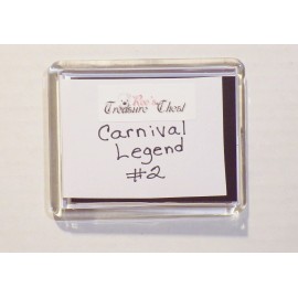 REFRIGERATOR MAGNET CARNIVAL LEGEND CRUISE SHIP #2 - 3.5”x 3”