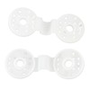 100pcs Shade Cloth Plastic Clips Round Fixing Clips for Greenhouse