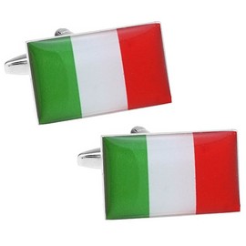 Italian Flag Cufflinks