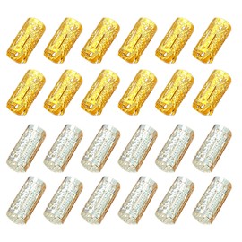 Felimoa Dreadlock Beads Hair Coil Hair Barrette 2 Colors Total 300 Pieces