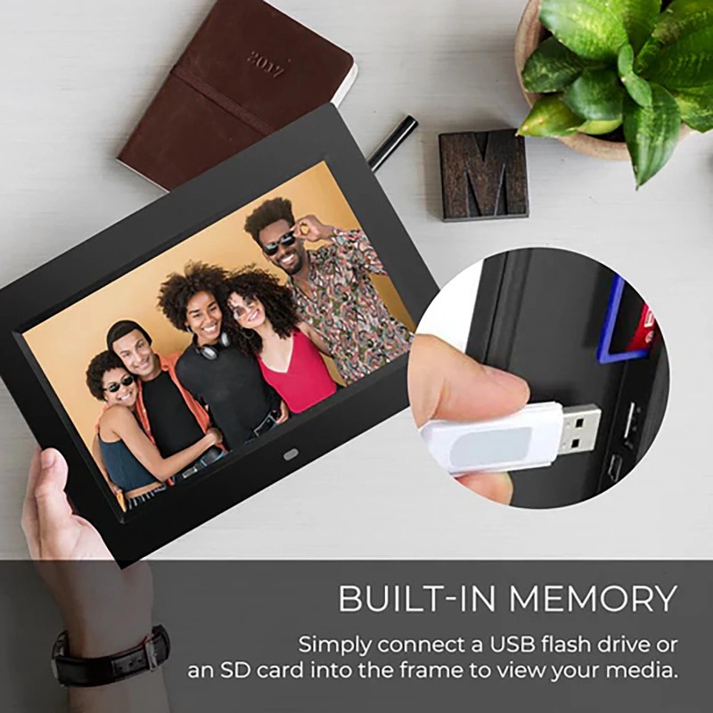 Sonicgrace 10.1-In. Non-Wi-Fi® Digital Photo Frame with Remote, SDPF10S