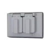 Commercial Electric Gray 1-Gang Duplex Outdoor Weatherproof Outlet Cove