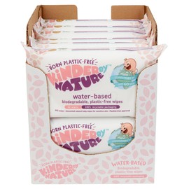 Jackson Reece Kinder by Nature Water-Based Baby Wipes - 56 Count (Case of 12 packs)