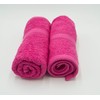 Lex's Linens Pack of 2 100% Combed Cotton Hot Pink