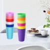 Pack of 24 Colourful Plastic Cups Reusable Party Cups Reusable