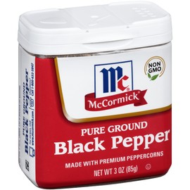 McCormick Pure Ground Black Pepper Bonus Pack, 4 Oz