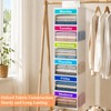 Weekly Clothes Organizer for Closet, 6-Shelf Hanging Closet Organizer with