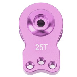 Servo Saver Universal Servo Armhorn High Strength Easy Installation Lightweight Aluminum Alloy for 1/10 RC Car (Purple)