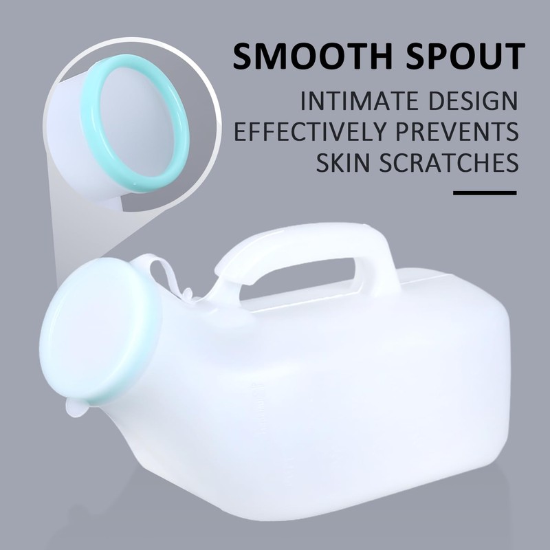 1 Piece Urinal Bottle for Men with 1 Piece Cup