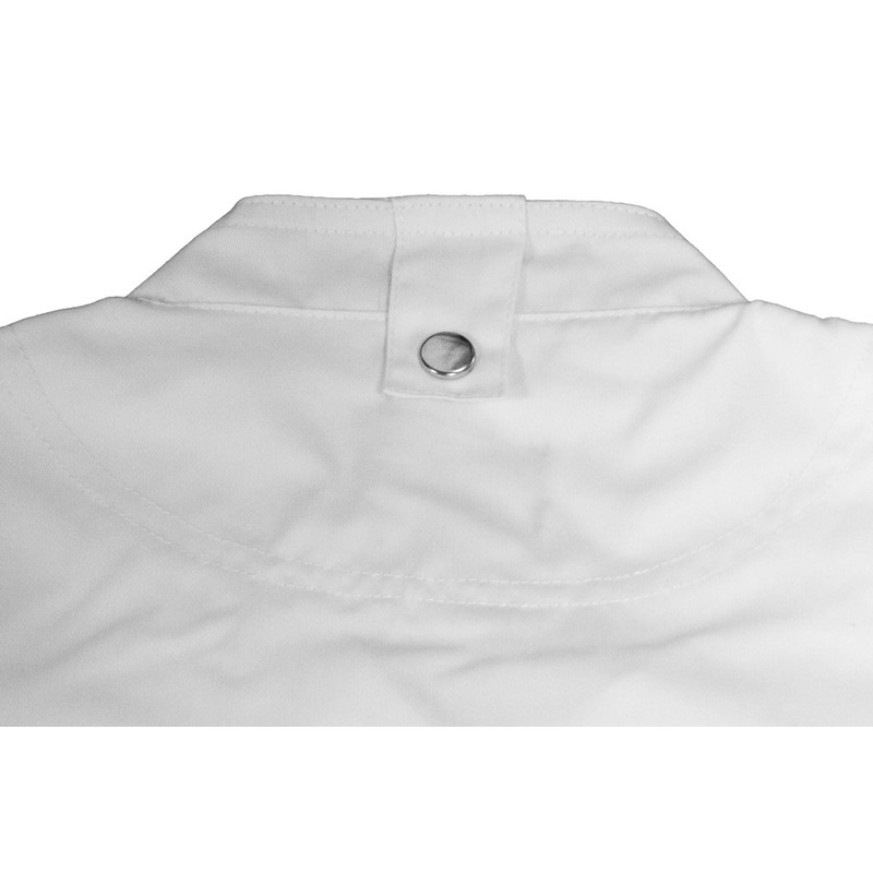 Chef Code Zip Front Cool Breeze Chef Coat (White, Medium)