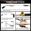 Propane Torch Weed Burner, 1,800,000 BTU Outdoor Weed Torch with