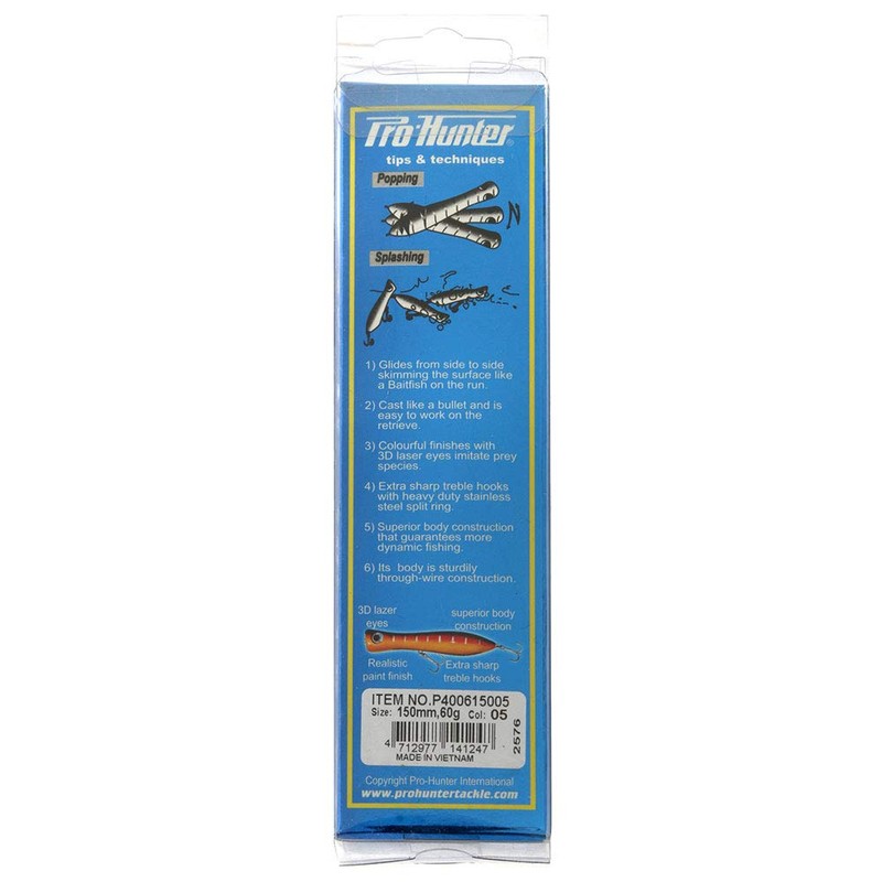 Pro Hunter GT Minnow Stickbait 60g 150mm Bait Fish