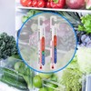 Twin Pack Fridge Freezer Thermometer Pack With Colour Coded Refrigerator