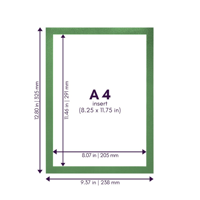 Magnetrip Self-Adhesive A4 Magnetic Document Holder, 8.5 X 11 Sign