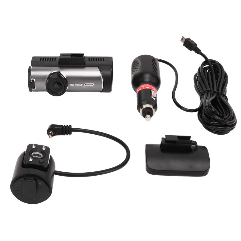 Dash Cam Front and Rear 1080P Car Recorder with Night