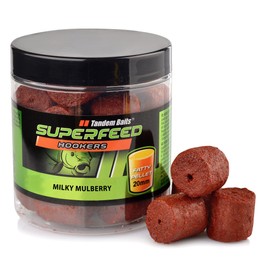 Tandem Baits Carp Feed Fishing Food Hook Pellets SuperFeed Hook Fatty Pellet 20mm 150g Milk Mulberry