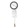 QWORK Thermometer with Sensor Capilar Used for Boilers, Heating and