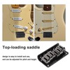 6 String Guitar Bridge Replacement Zinc Alloy Electric Guitar Saddle