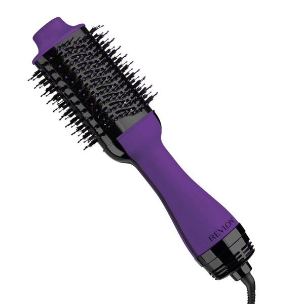 Revlon one-step hair dryer & volumizer hot air brush, purple