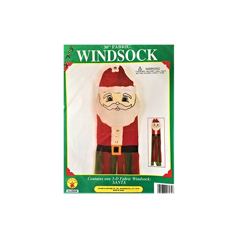 Rubie's Costume Co 30" Xmas Windsock Assort Costume