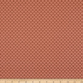 Henry Glass Chocolate Covered Cherries Clamshell Pink, Fabric by The Yard