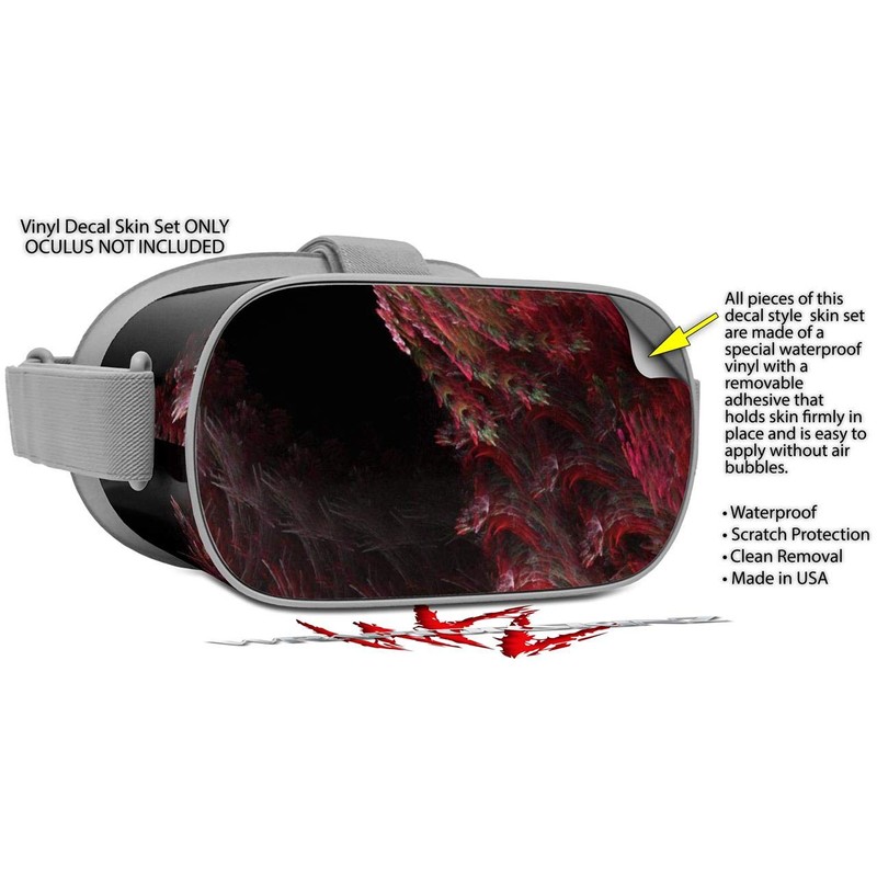 Decal Style Skin Wrap Compatible with Oculus Go Headset -