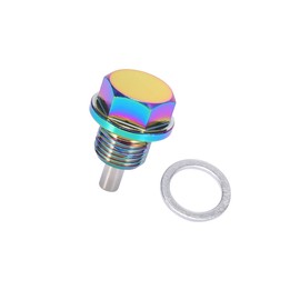 Motoforti M16x1.5 Multicolor Magnetic Oil Drain Plug with Gaskets 1 Set Long-lasting