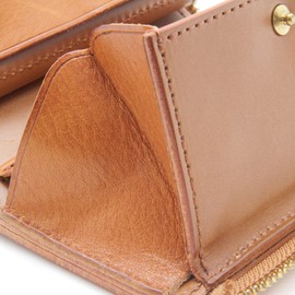 [Tochigi Leather] [Made in Japan] [Stylish] [SUI] [Medium] L-Shaped Zipper Middle Wallet (SU-W-001M) Genuine Leather Zipper Storage Coin Purse YKK Zipper Men's Women's Cowhide Gift, Brown