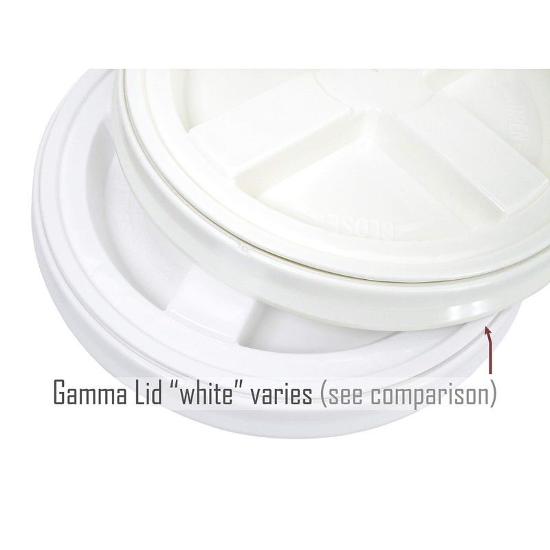 6 Gamma Seal Lids for 2-Gallon Standardized Buckets (do NOT