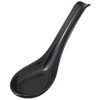 Set of 10 Ceramic Spoon ABS Ceramic Spoon Black [15.6 cm] [Kagurazaka Inn 和食 Mincer Restaurant Commercial Dinnerware]