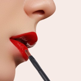 Didiseaon リップブラシ 使い捨て 50本入り リップブラシ 携帯用 多機能 メイクブラシリップ ス ネイルアート リップスティックブラシ アイシャドウ リップグロス 化粧ツール