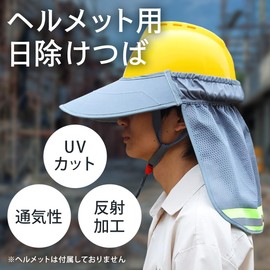 SALUDABLE Helmet Sun Shade For Mounting Sun Shade Heat Resistant Safety Hat Sun Visor (Blue)