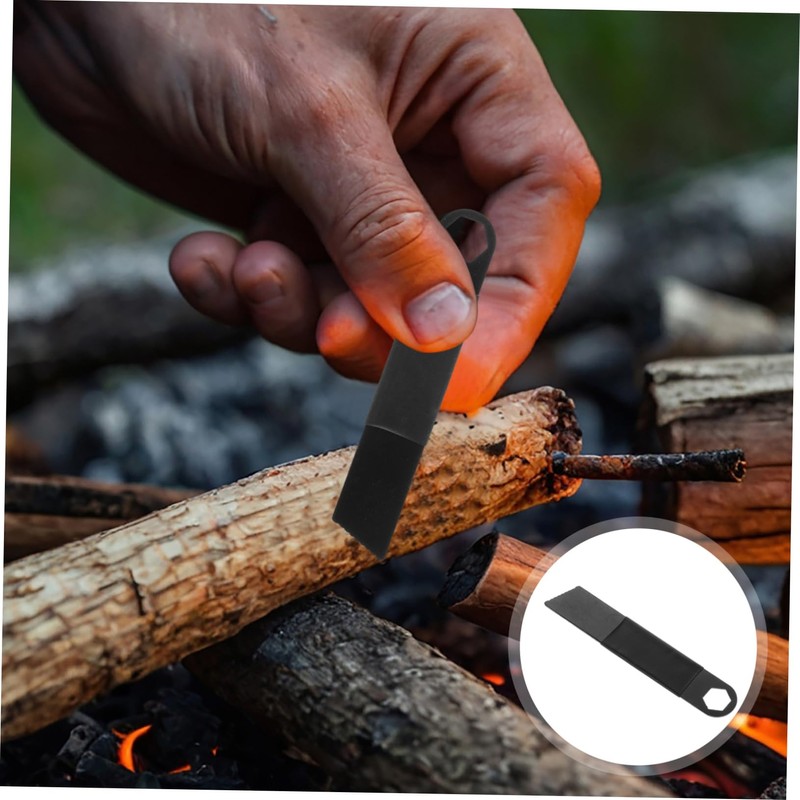 SUPVOX Camping Fire 10pcs Flint Steel Rod Magnesium Scraper Compact